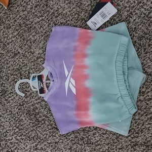 Reebok Tie Dye Terry Short Set
